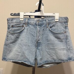 Parker Long Agolde Denim Shorts